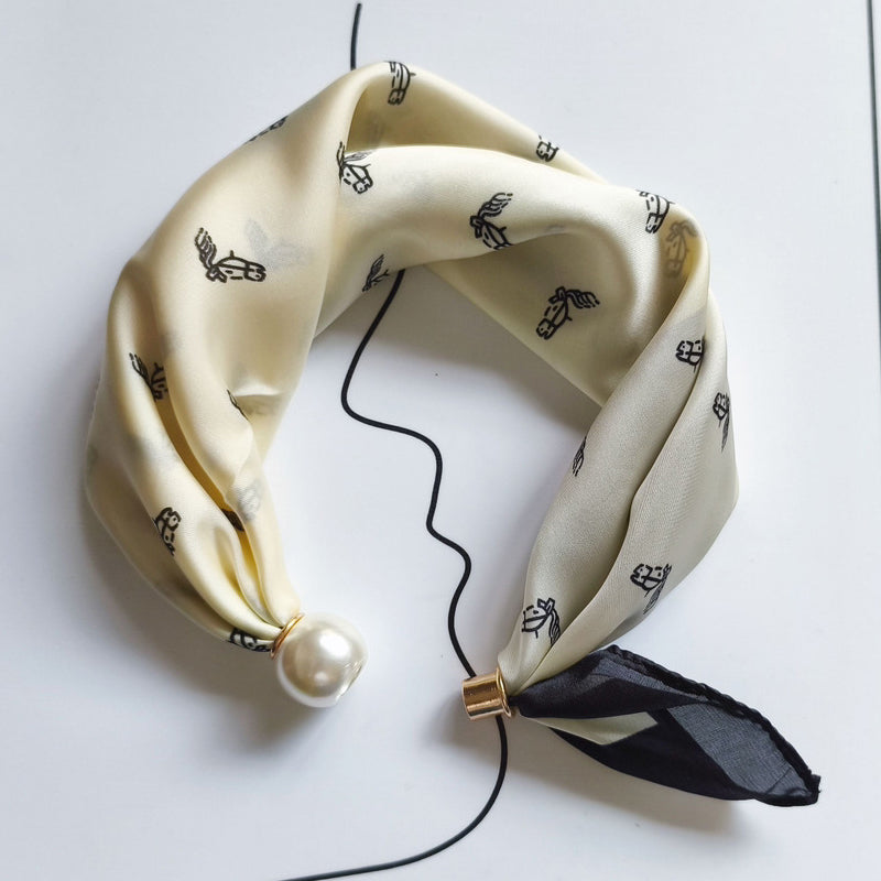 🤍 Collana con sciarpa di perle e chiusura magnetica - Chiusura magnetica, stile istantaneo in pochi secondi! ✨📦