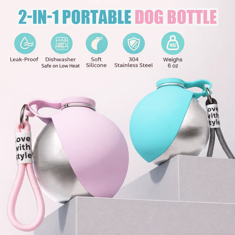 Bottiglia d'acqua per animali domestic