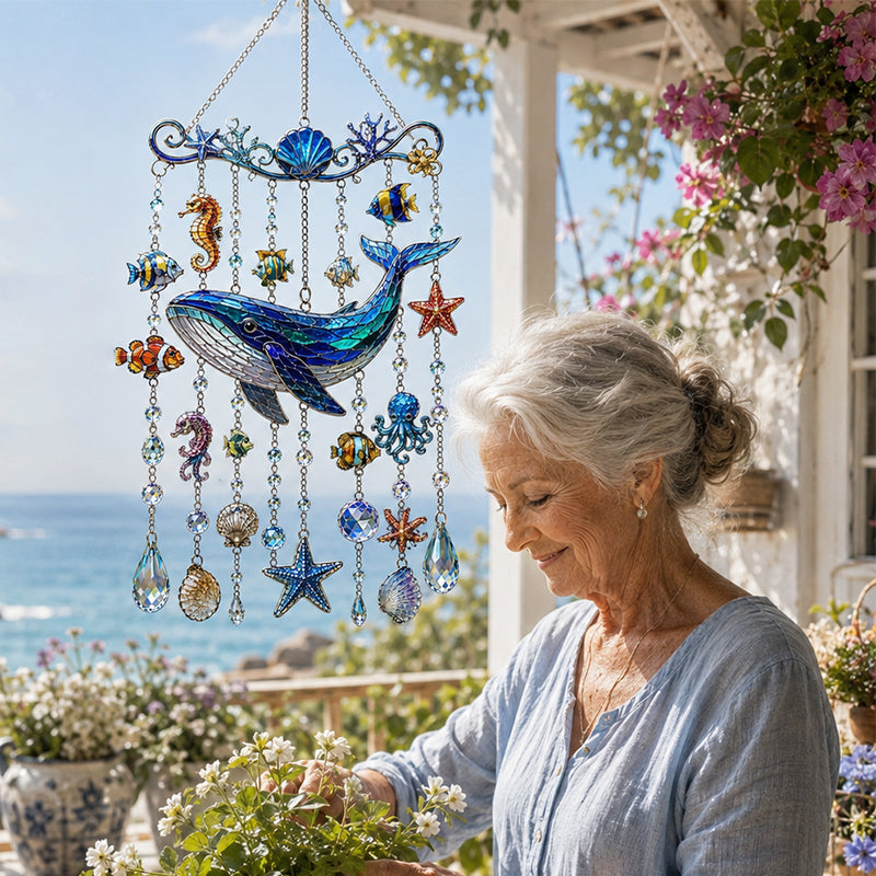 Cattura-sole “Sparkling Ocean Escape” per il tuo giardino