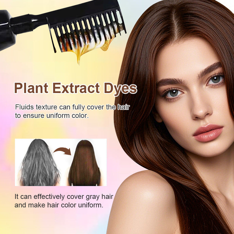 Pettine 3-in-1 per la colorazione dei capelli | Colorazione facile a casa con spazzola integrat