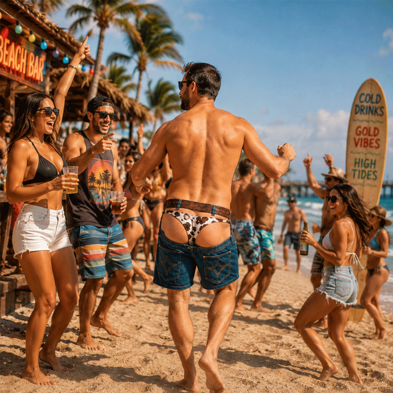 🏖️ Strandshorts i deni