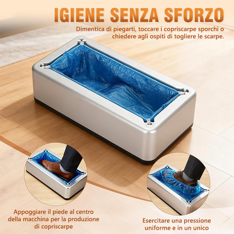 Distributore Automatico di Copriscarpe Monouso: Igiene e Comodità per la Tua Casa o Ufficio