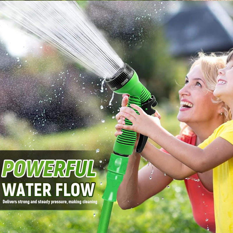 Tubo da giardino estensibile con pistola a spruzz