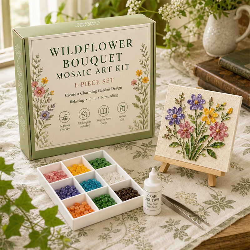 Kit per la realizzazione di un mosaico a forma di annaffiatoio