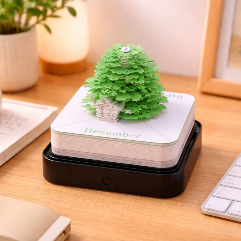 Calendario di sculture di carta 3D: un'opera d'arte vivente sul tuo desktop 🎨