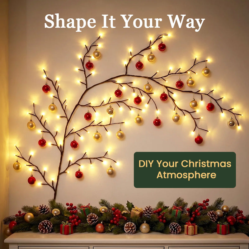 🌟🎅 Ramo LED flessibile – Caldo e festos
