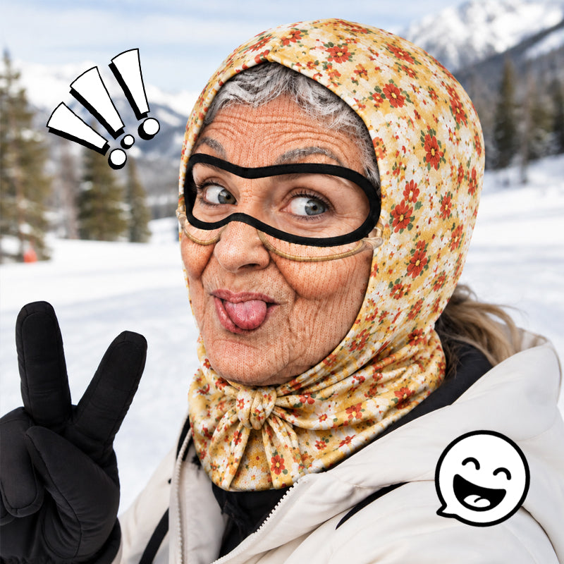 Divertente passamontagna da nonna per feste e regali scherzos