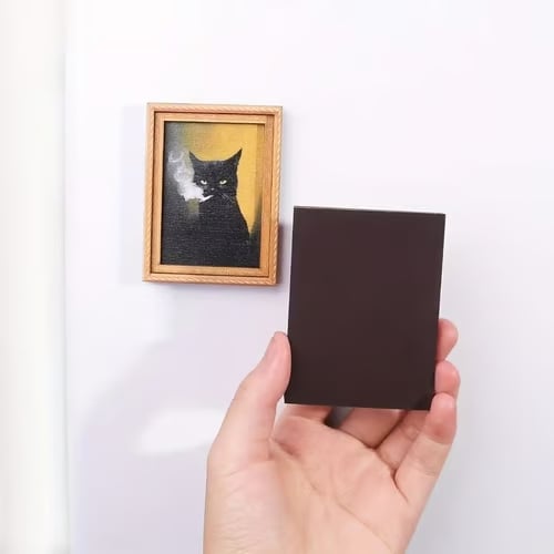 🌹 Calamite da frigo a forma di gatto - Decorazioni con cornice a forma di gatto per la casa e l'ufficio 🐱✨