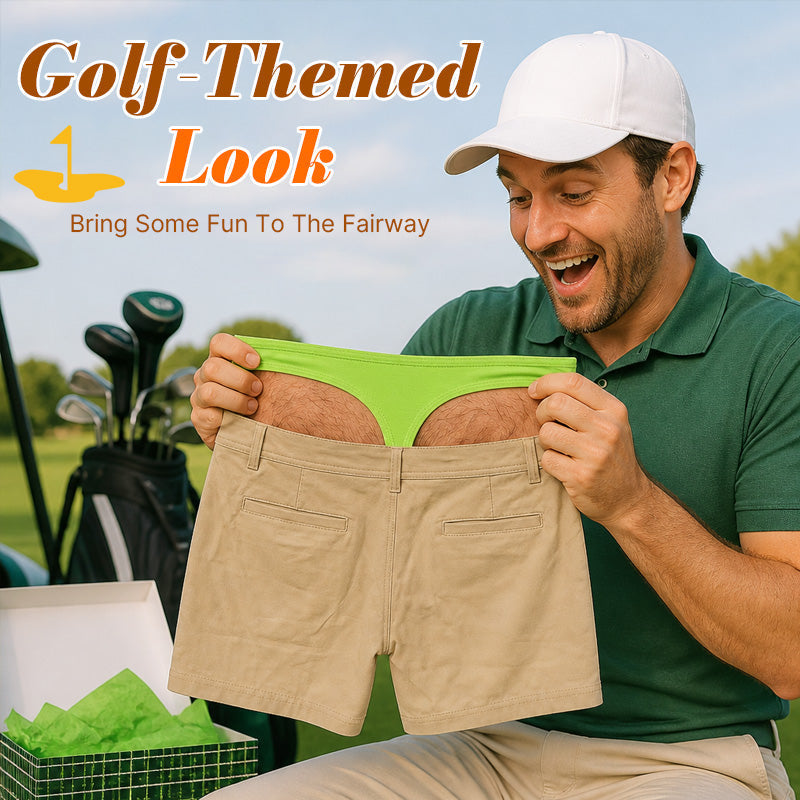 Pantaloncini da golf divertenti da uomo - Pantaloncini regalo spiritosi