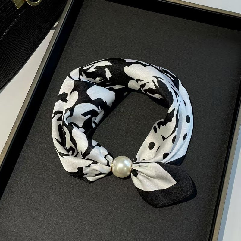 🤍 Collana con sciarpa di perle e chiusura magnetica - Chiusura magnetica, stile istantaneo in pochi secondi! ✨📦
