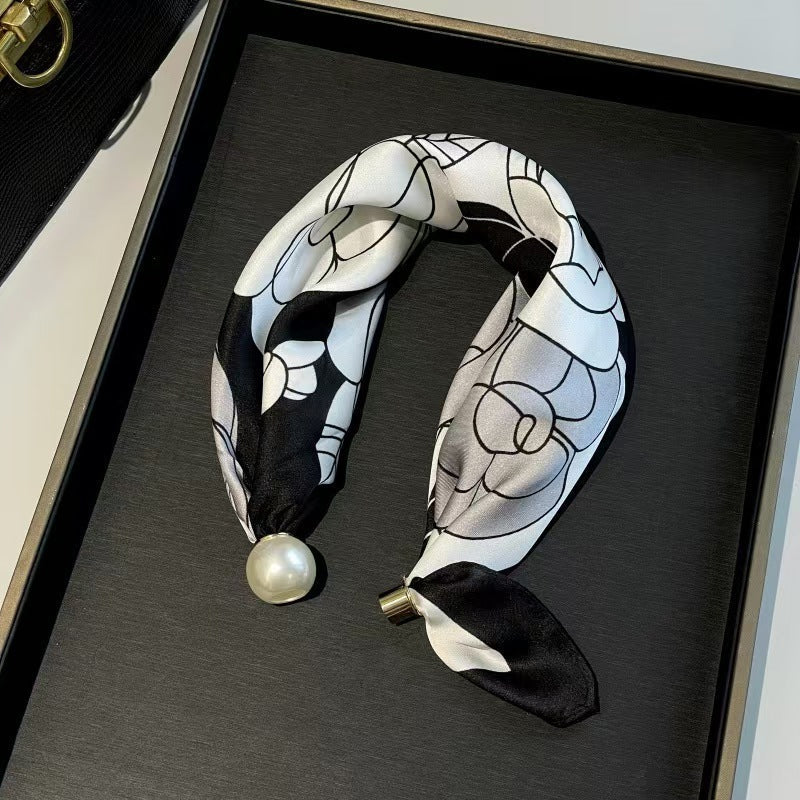 🤍 Collana con sciarpa di perle e chiusura magnetica - Chiusura magnetica, stile istantaneo in pochi secondi! ✨📦