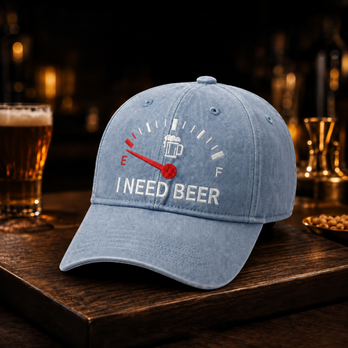 🔥ULTIMO GIORNO DI SCONTO DEL 50% – 🍺 Cappellino da baseball con ricamo “I NEED BEER” – Cappellino commemorativo unisex