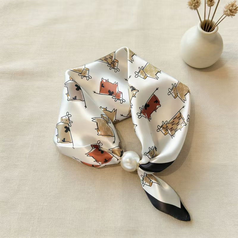 🤍 Collana con sciarpa di perle e chiusura magnetica - Chiusura magnetica, stile istantaneo in pochi secondi! ✨📦