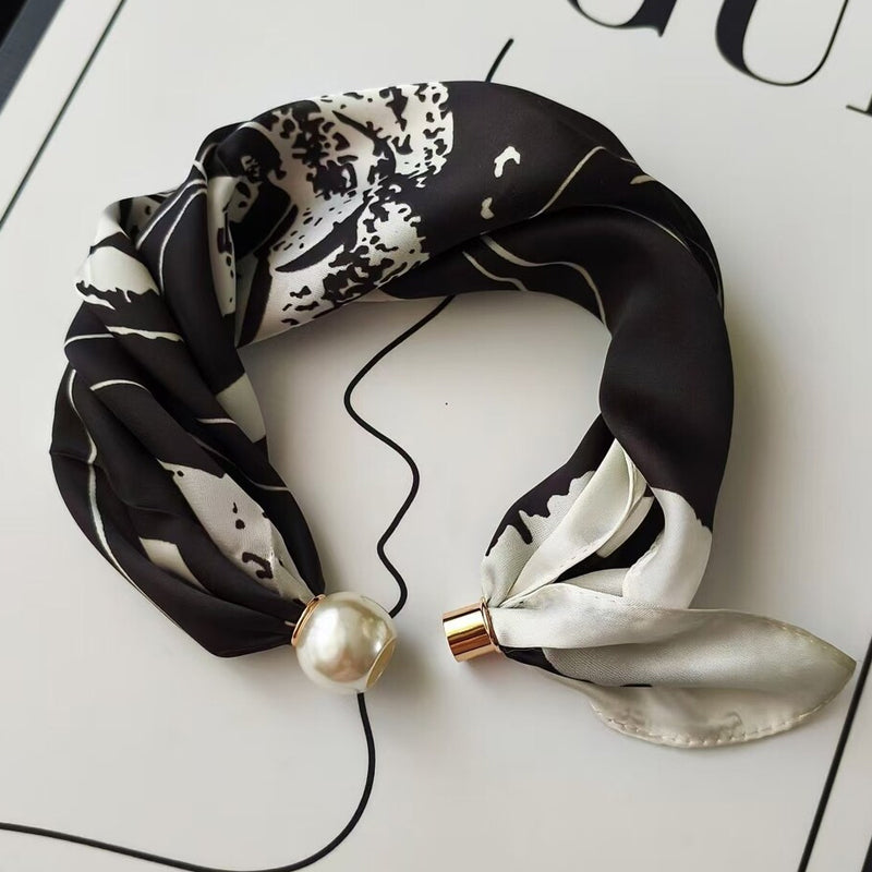 🤍 Collana con sciarpa di perle e chiusura magnetica - Chiusura magnetica, stile istantaneo in pochi secondi! ✨📦
