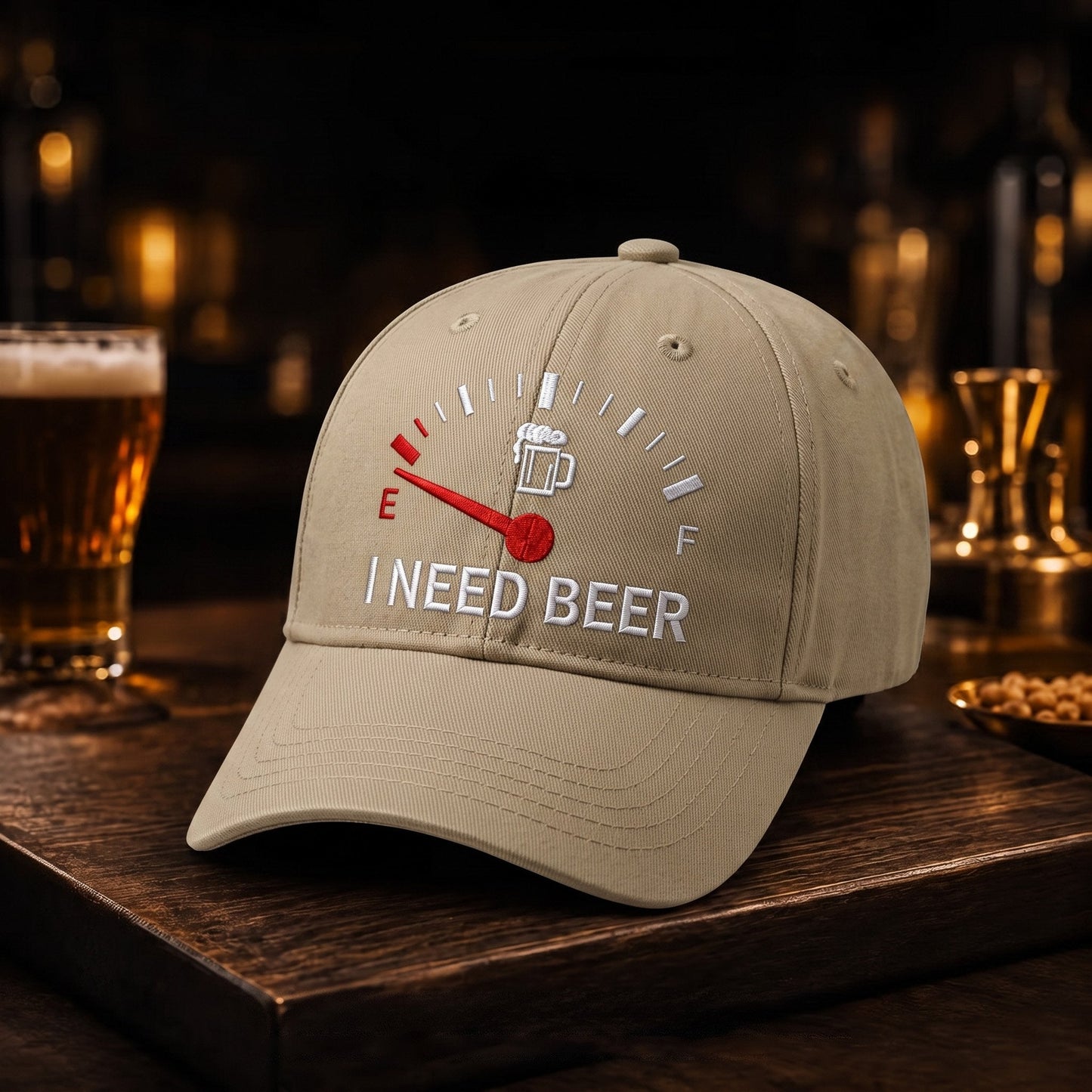 🔥ULTIMO GIORNO DI SCONTO DEL 50% – 🍺 Cappellino da baseball con ricamo “I NEED BEER” – Cappellino commemorativo unisex