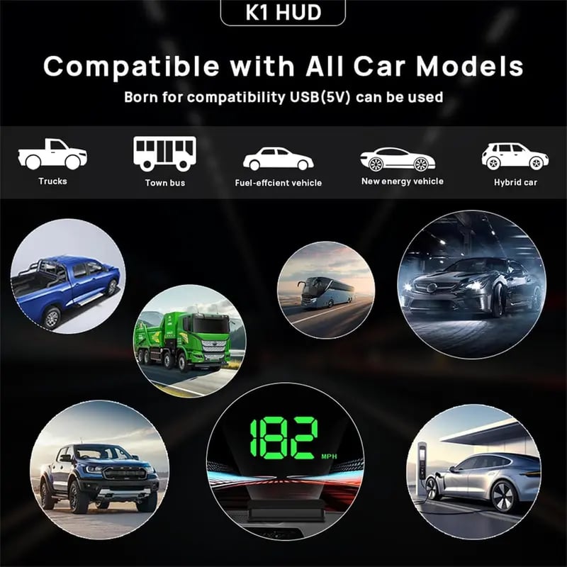 🔥🔥Head-up display, GPS per auto, tachimetro digital