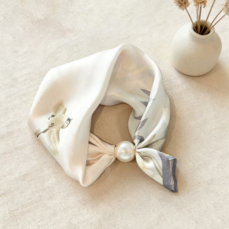 🤍 Collana con sciarpa di perle e chiusura magnetica - Chiusura magnetica, stile istantaneo in pochi secondi! ✨📦