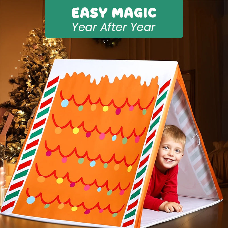 ✨ Tenda di Natale di pan di zenzero - Dove i sogni delle vacanze trovano casa 🍪🎄