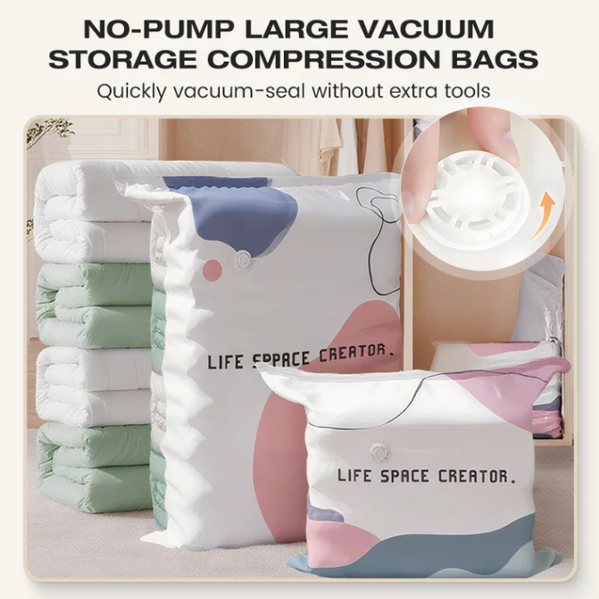 📦 Sacchetti sottovuoto ad alta capacità – Non serve la pompa! 💨✨