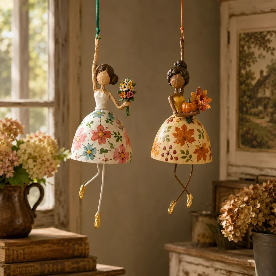 💃🌸 Fai danzare il tuo spazio — Decorazione da appendere con una ballerina stravagan