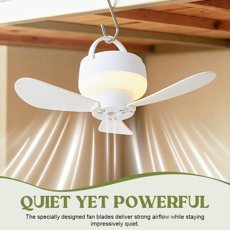 Ventilatore ricaricabile con luc