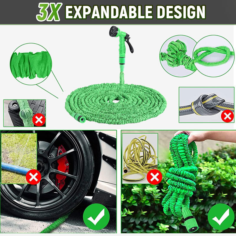 Tubo da giardino estensibile con pistola a spruzz
