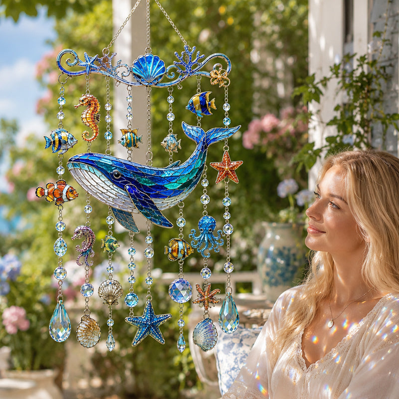 Cattura-sole “Sparkling Ocean Escape” per il tuo giardino