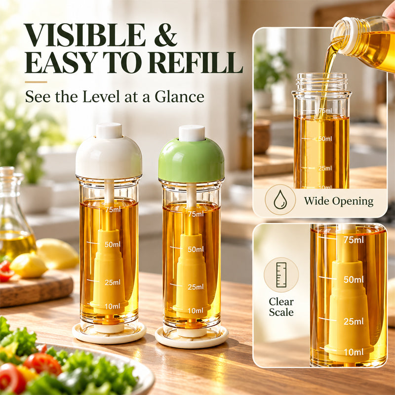 🍳💧 Spruzzatore per olio da cucina con getto rivolto verso il bass