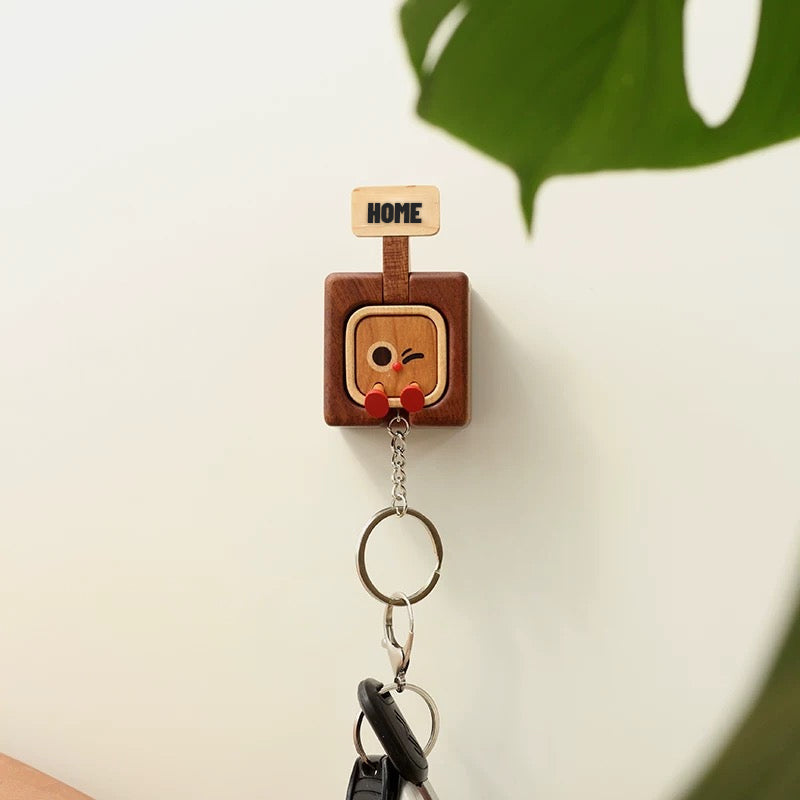 Portachiavi magnetico in legno con confezione creativa