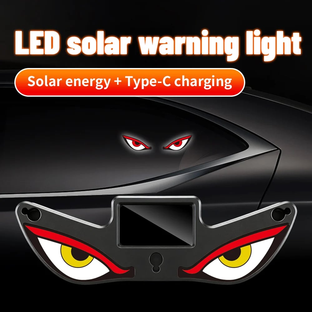 🔥Ultimo giorno: 49% di sconto - Luce LED per finestrini auto "Solar Demon Eye