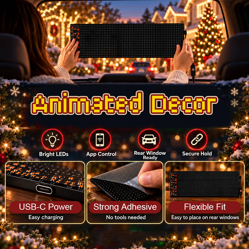 Display LED pixel natalizio intelligente controllato tramite ap