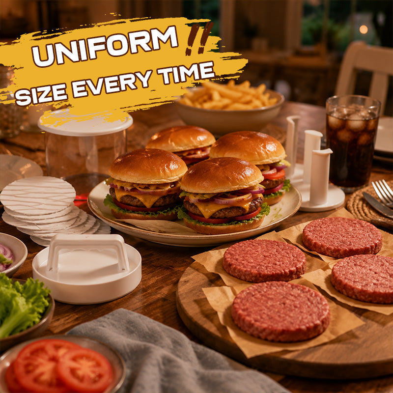 🍔 Formatore per hamburger: per preparare facilmente hamburger fatti in cas