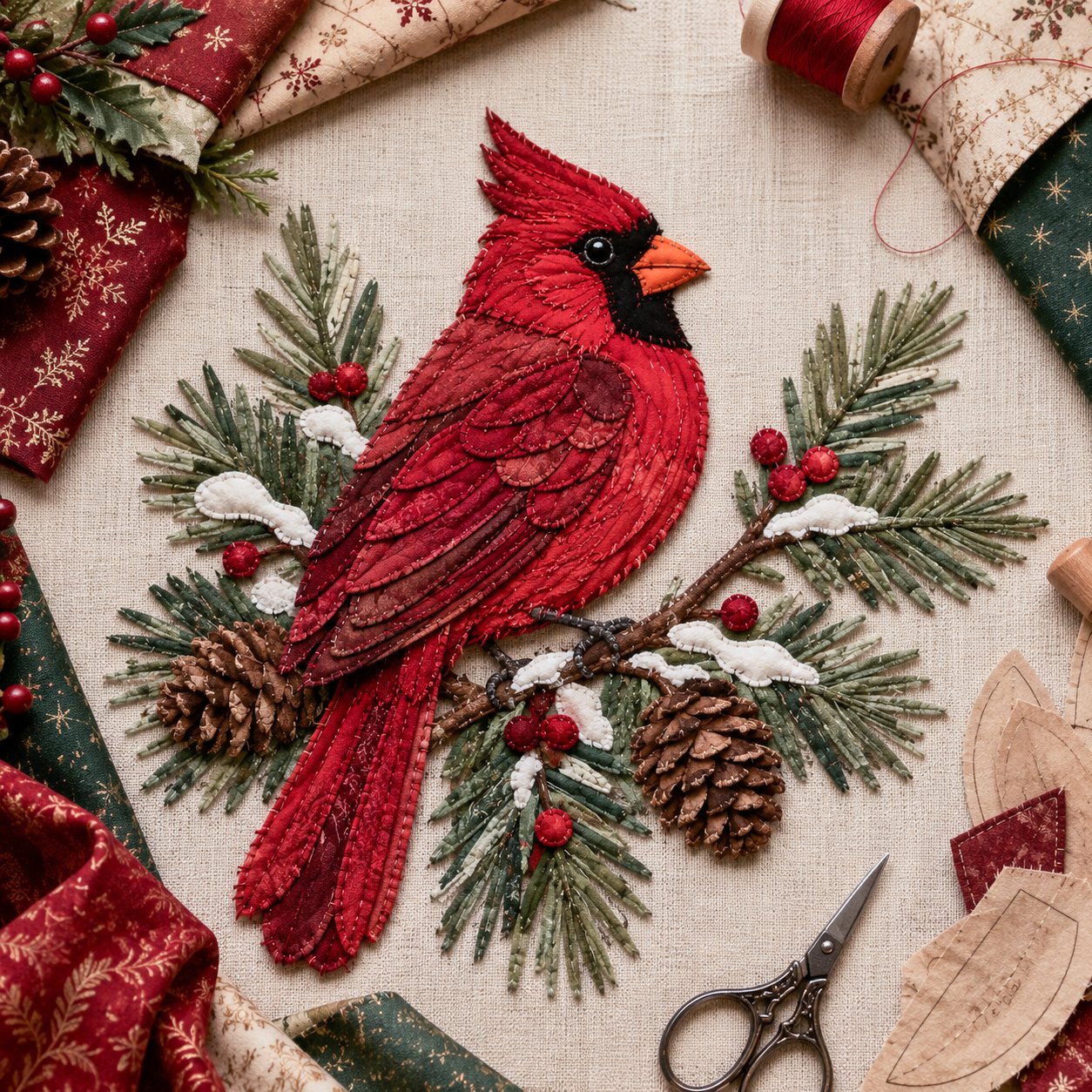 🔥ULTIMO GIORNO DI SCONTO DEL 49% - 🎅Set di decorazioni fai da te con tessuto patchwork natalizio – Risultati meravigliosi, non è richiesta alcuna esperienza
