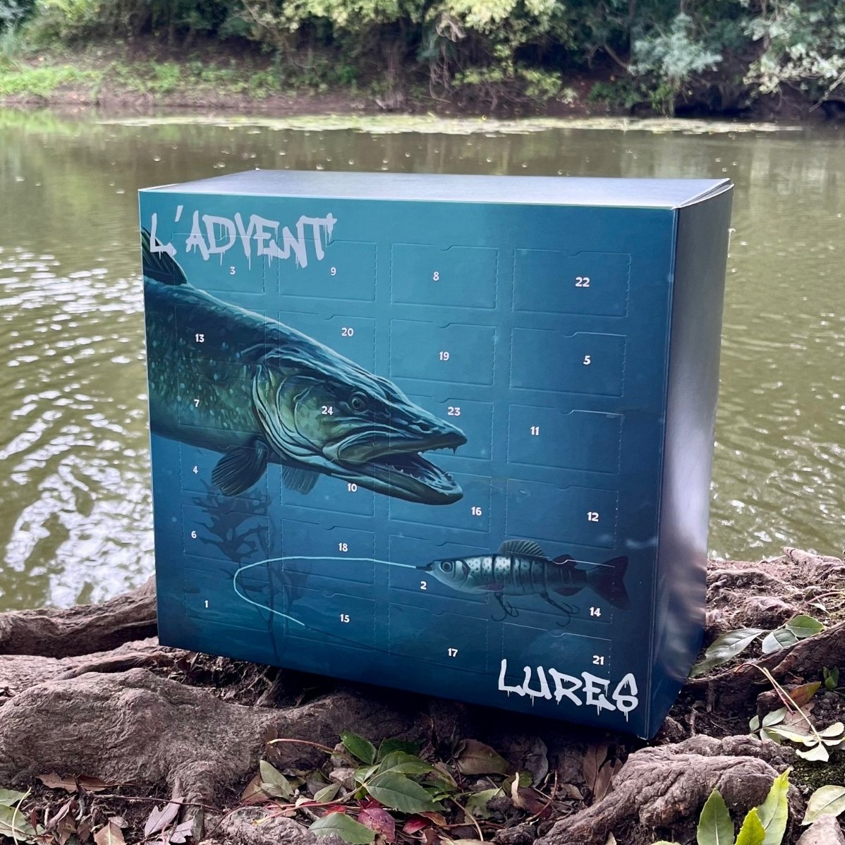 🎣 24 giorni di sorprese di pesca: il regalo di Natale perfetto per gli appassionati di pesca.