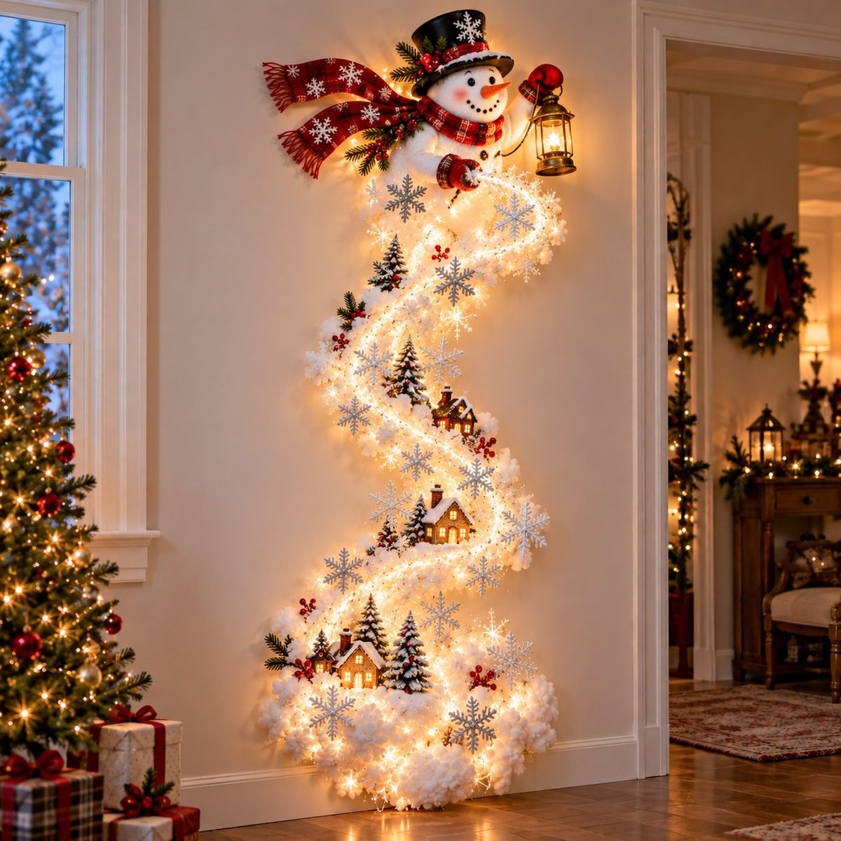 ✨Applique “Christmas Magic Trail” – Un po’ di magia natalizia direttamente sulla tua parete