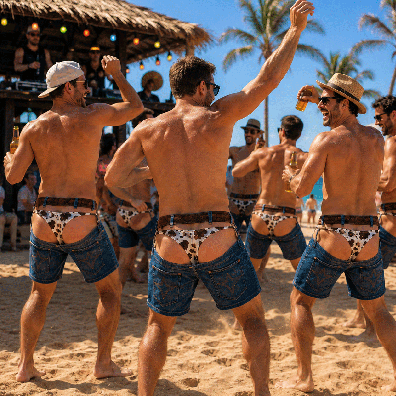 🏖️ Strandshorts i deni