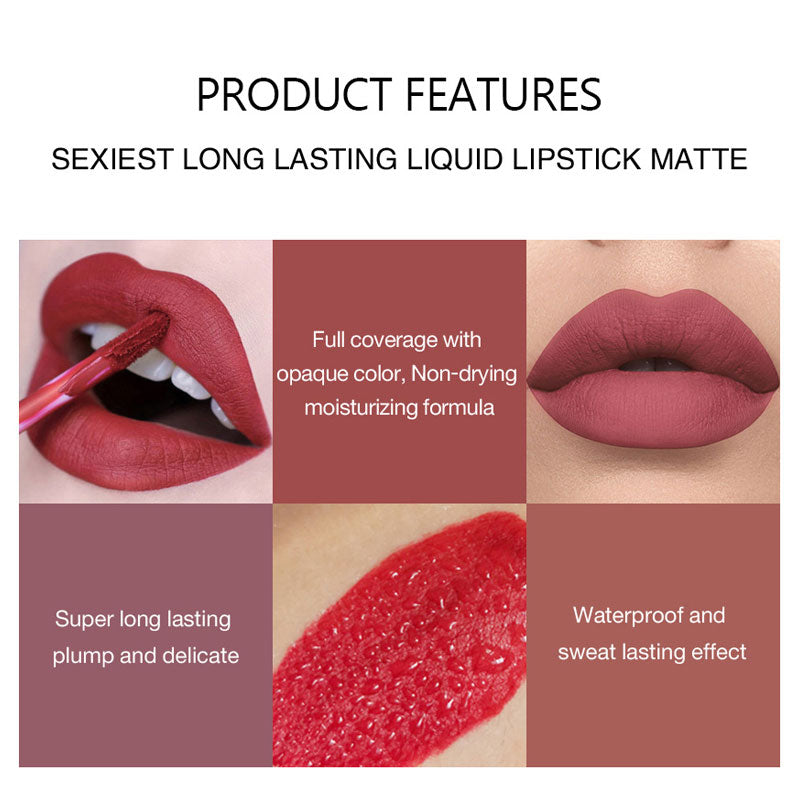 Set di lucidalabbra in bombolette spray antiaderenti in confezione regal