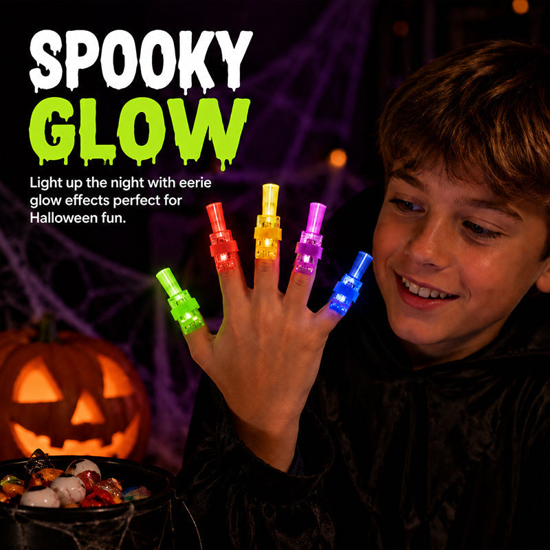 🎃 Luci proiettabili per le dita di Halloween – Divertimento da brivido a portata di man