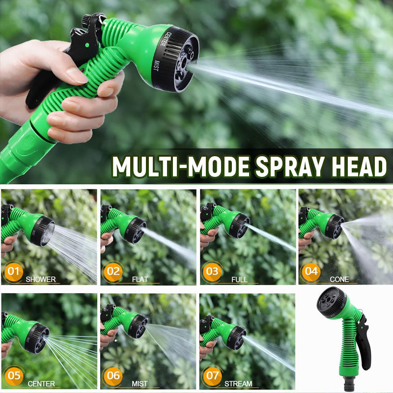 Tubo da giardino estensibile con pistola a spruzz