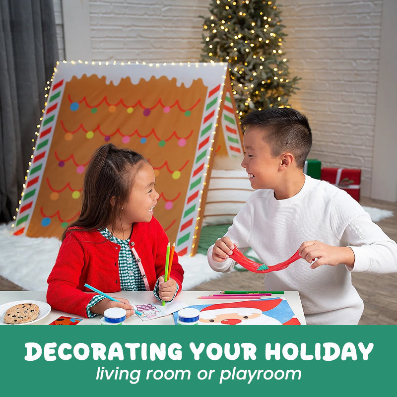 ✨ Tenda di Natale di pan di zenzero - Dove i sogni delle vacanze trovano casa 🍪🎄