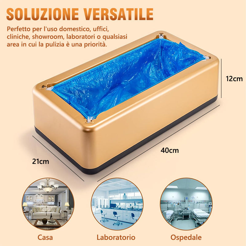Distributore Automatico di Copriscarpe Monouso: Igiene e Comodità per la Tua Casa o Ufficio