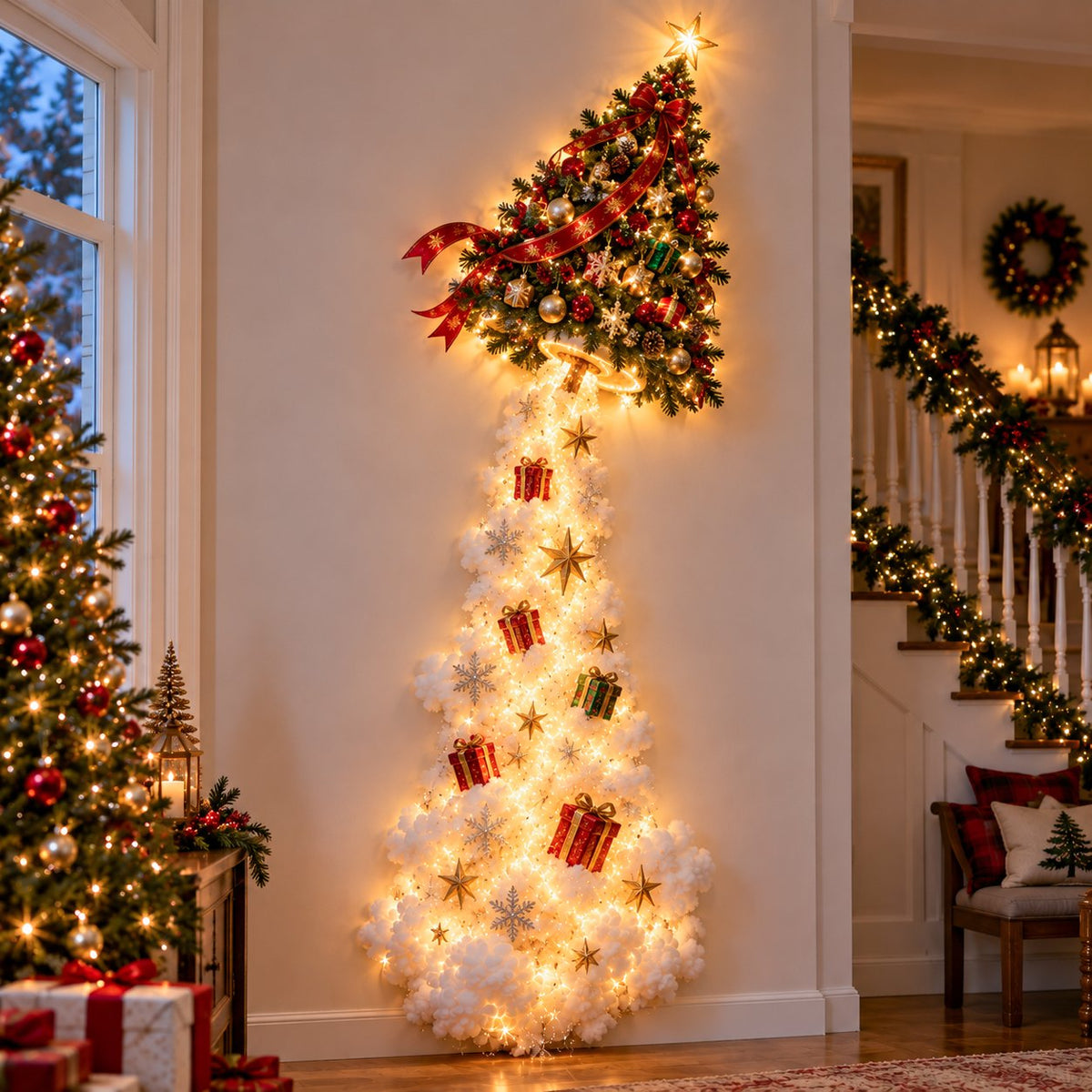 ✨Applique “Christmas Magic Trail” – Un po’ di magia natalizia direttamente sulla tua parete