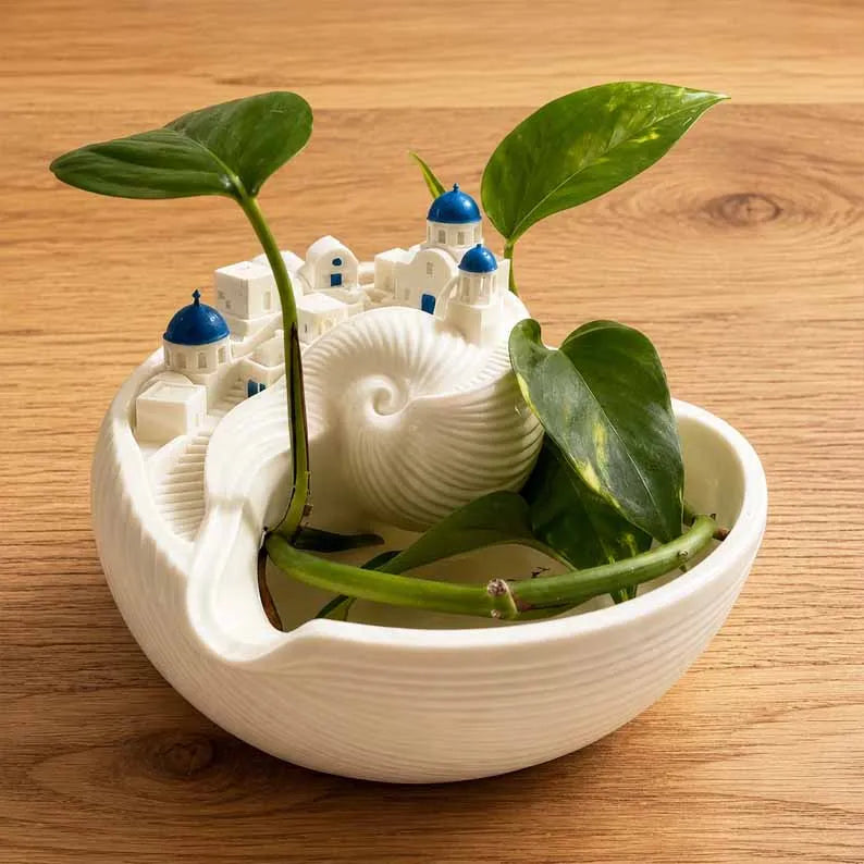 🌊Ultimo giorno: 40% di sconto - Ciotola portaoggetti Santorini