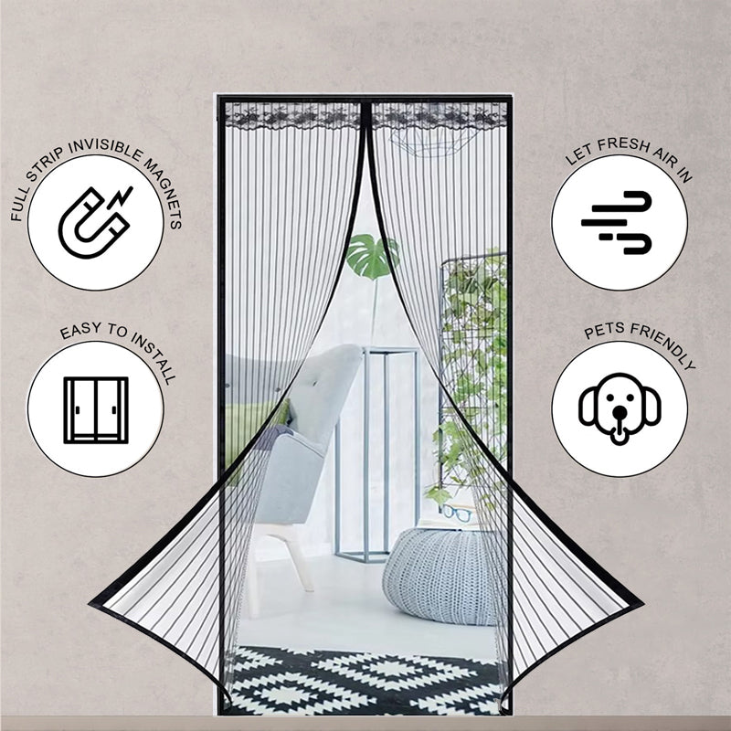 Magic Mesh – zanzariera magnetica per porte estiv