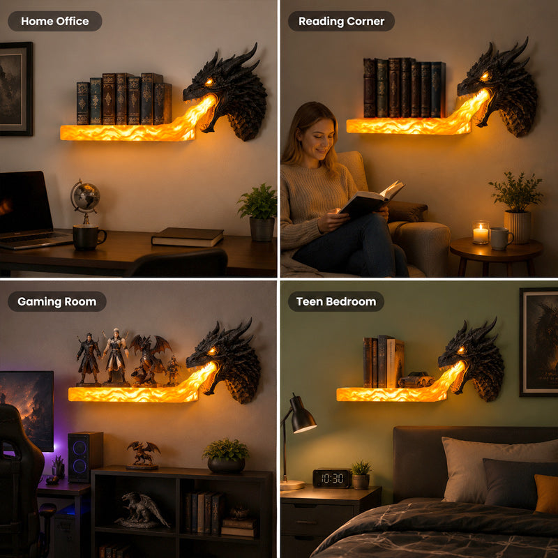 Decorazione da scaffale 3D “Dragon Fire