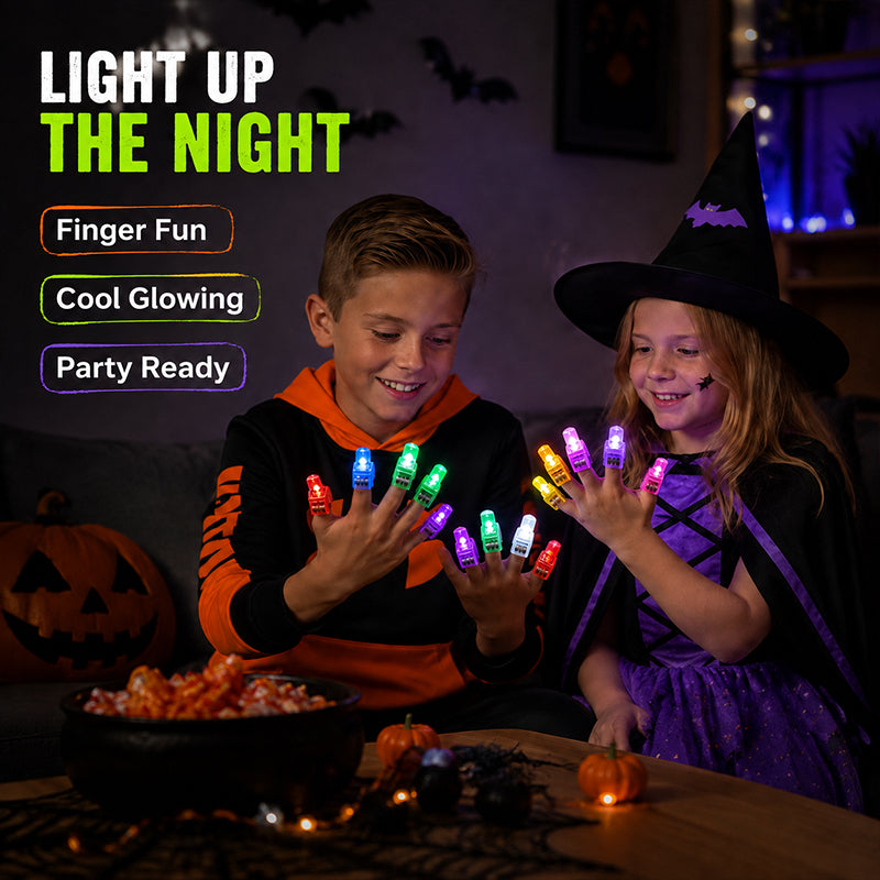 🎃 Luci proiettabili per le dita di Halloween – Divertimento da brivido a portata di man