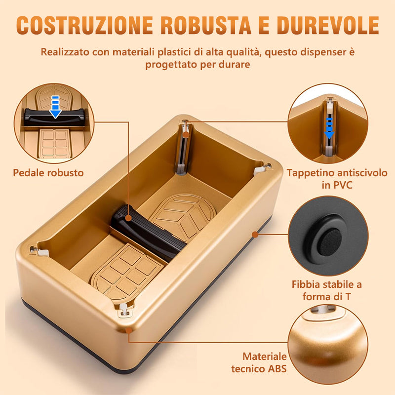 Distributore Automatico di Copriscarpe Monouso: Igiene e Comodità per la Tua Casa o Ufficio