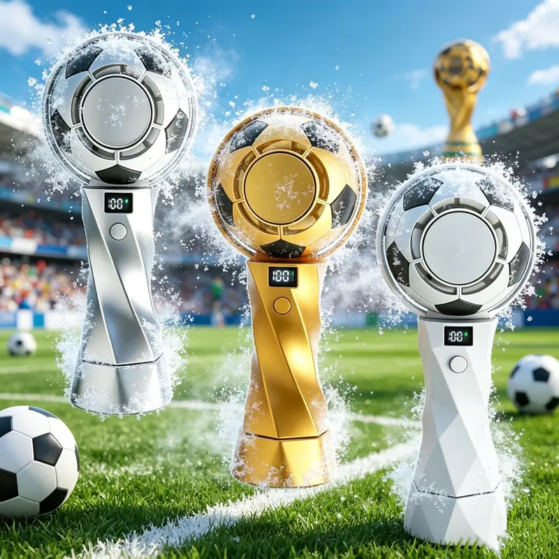 Ventilatore portatile da calcio 2026 – Mini ventilatore turbo ricaricabile