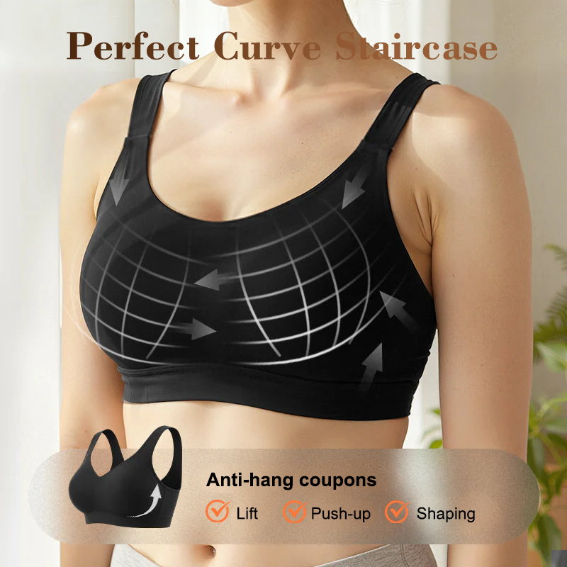 Reggiseno sportivo comfort senza cuciture da donna