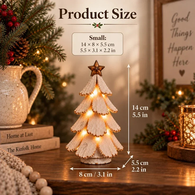 🎄✨ Albero di Natale vintage a LED – Dai vita alla nostalgia!